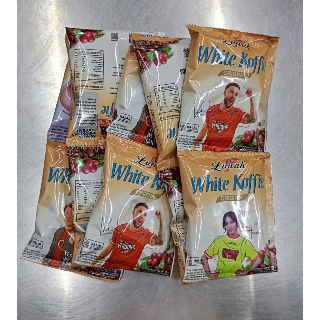 

Luwak white koffie renteng isi 10 sachet