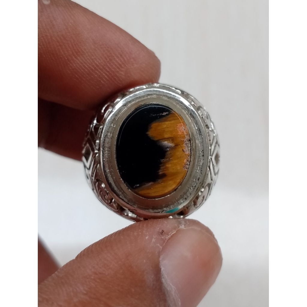 Batu Akik Fokay Kelor Moti Yin Yang