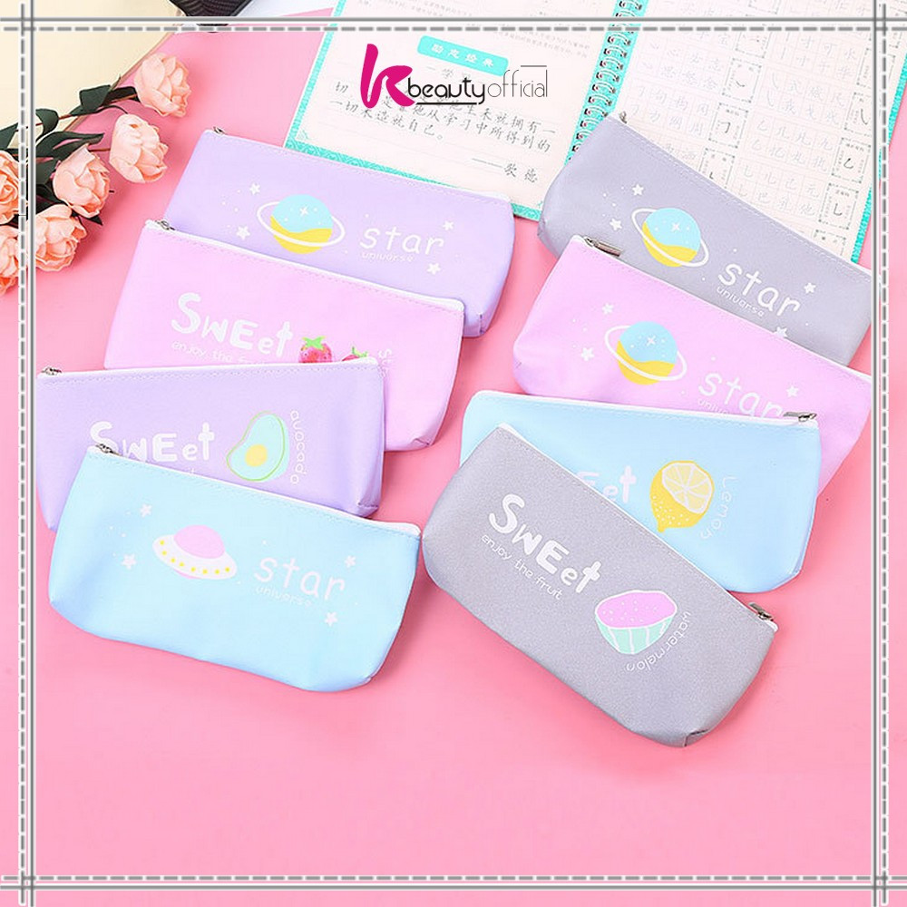 

EC KB-A51 Tempat Pensil Buah Sweet Simple Perlengkapan Sekolah Lucu / Tempat Penyimpanan Pulpen Alat Tulis Pencil Case Fruit Import