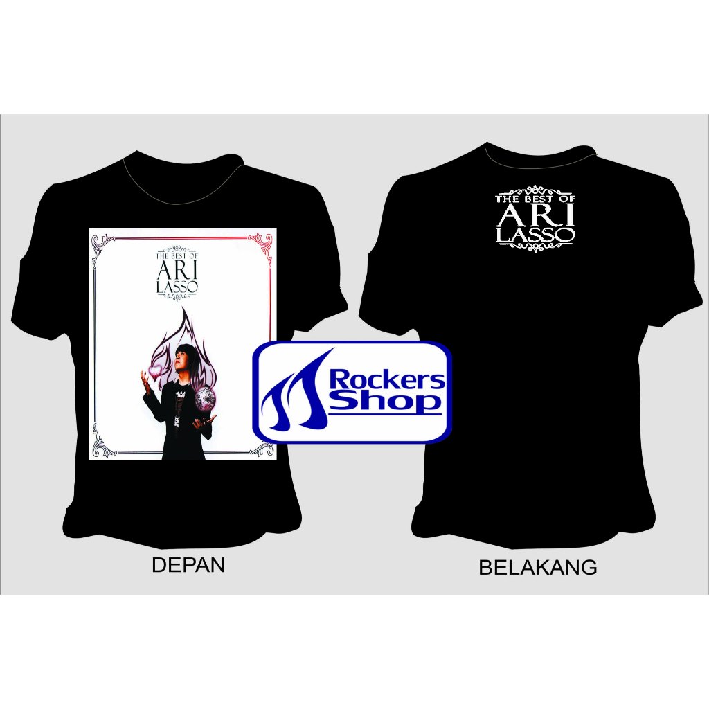 KAOS ARI LASSO ALBUM THE BEST OF ARI LASSO PENYANYI ROCK LAWAS LEGENDA