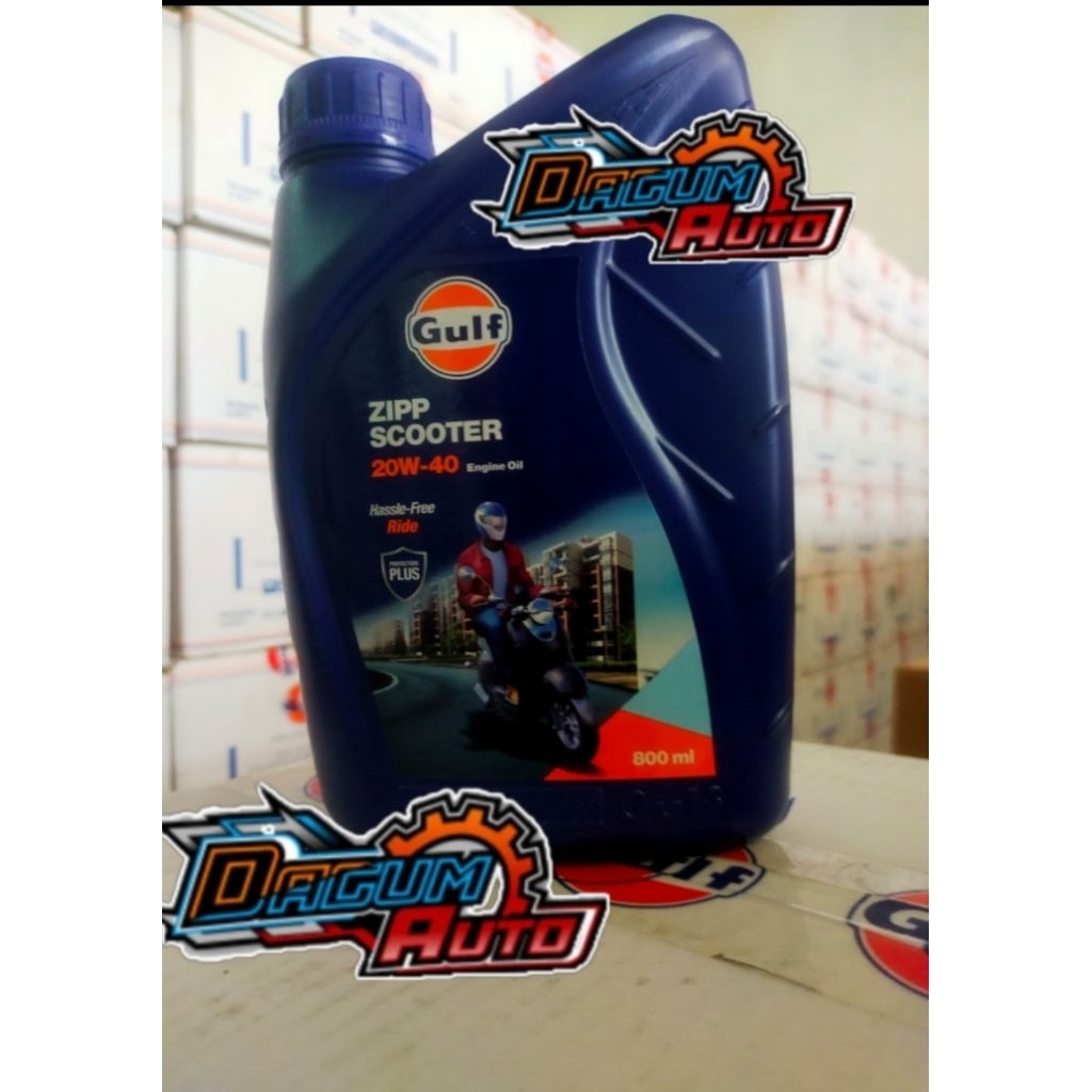 ZIPP SCOOTER 20W40 0.8 L/ OLI GULF SCOOTER 20W40 0.8 L OLI METIK 20W40 / OLI MOTOR METIK 20W40 0.8 G