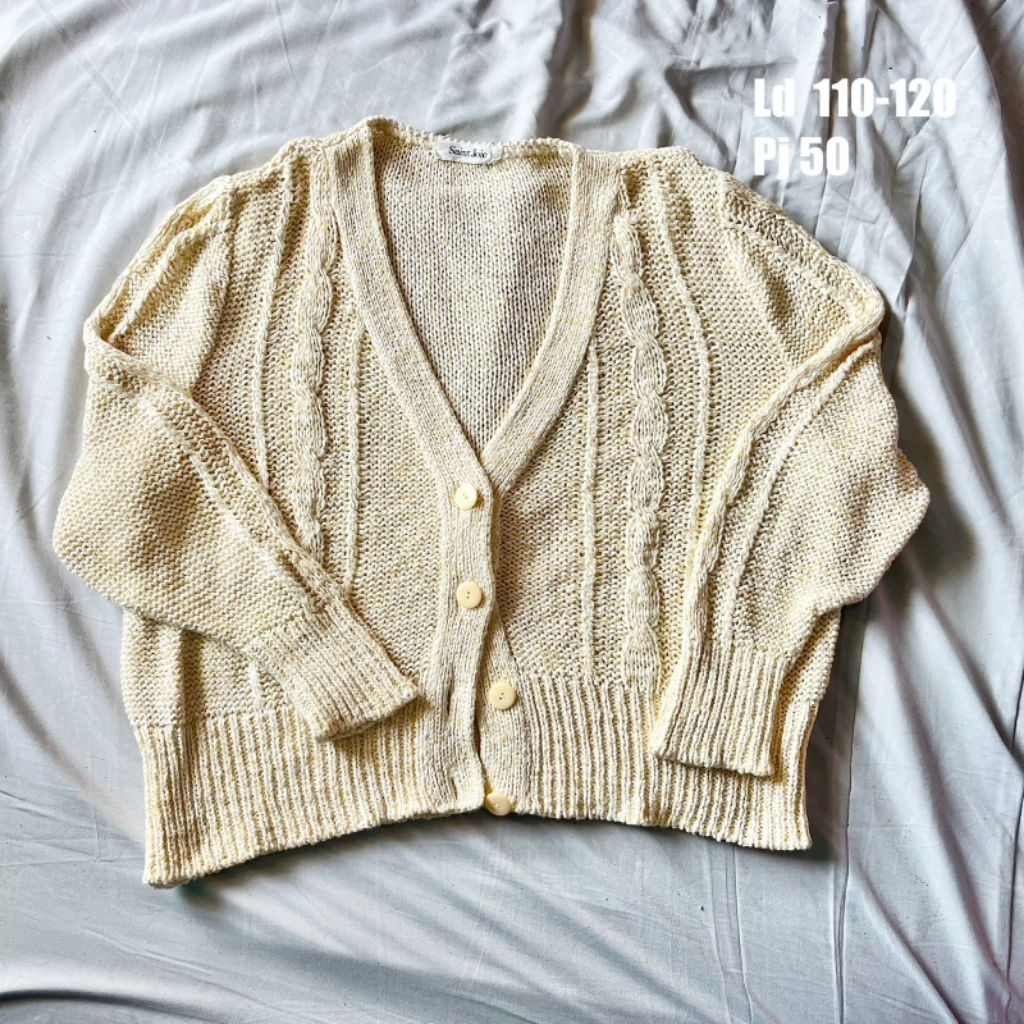 cardigan rajut preloved thrift PL