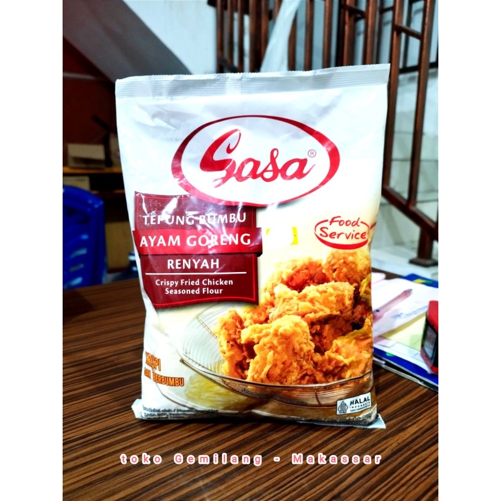 

Sasa tepung bumbu ayam goreng renyah 900 gr