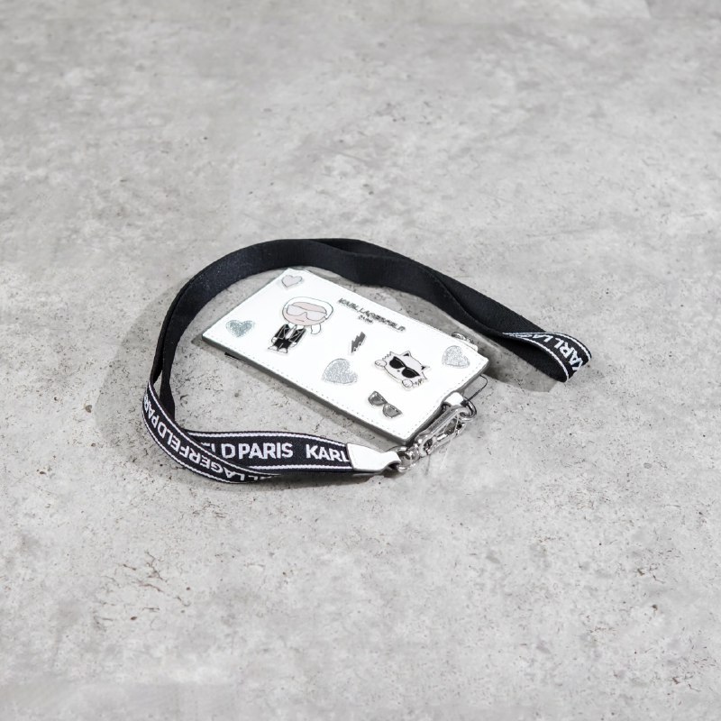 

Lanyard KL MULTI LOGO PIN WHITE LANYARD 100% ORIGINAL