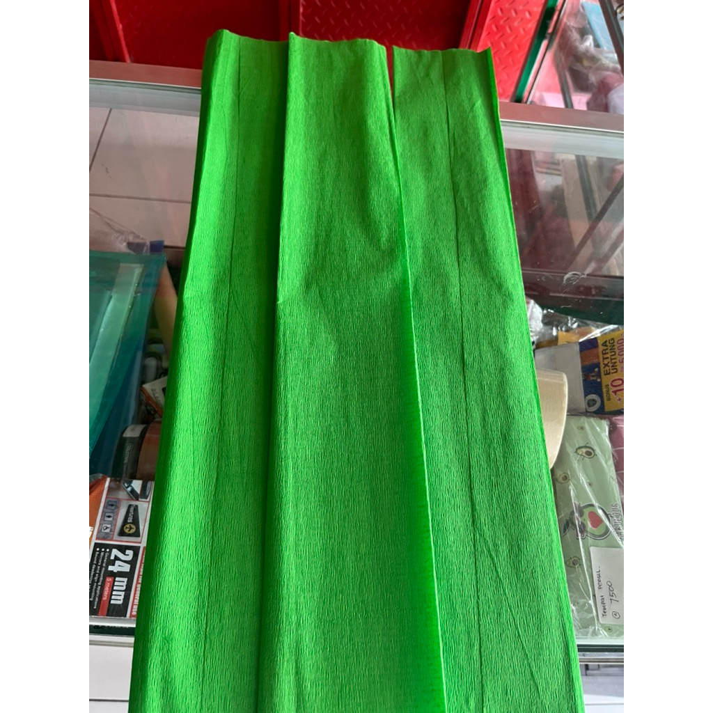 

Kertas Krep Hijau Tua & Muda pack (25 lembar)