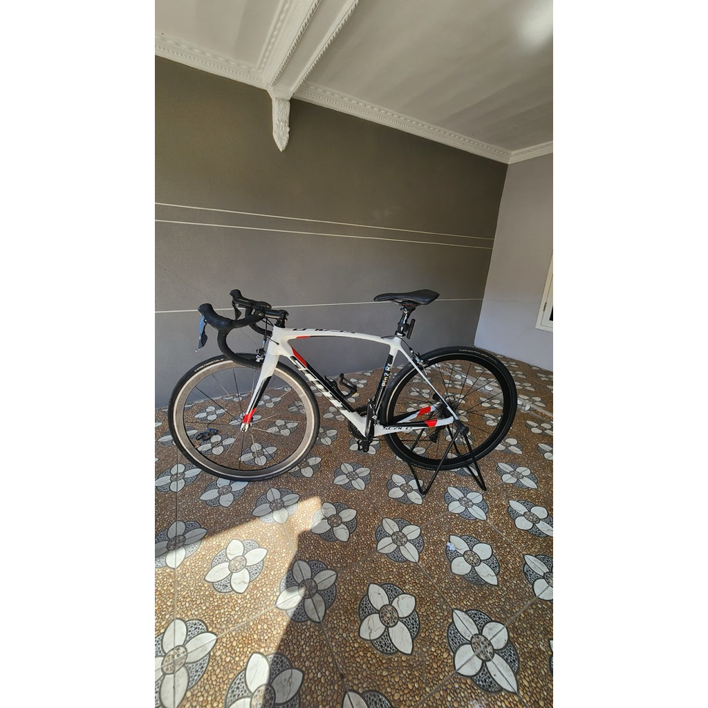 sepeda roadbike polygon stratos s7 size M 2018 reprint second upgrade