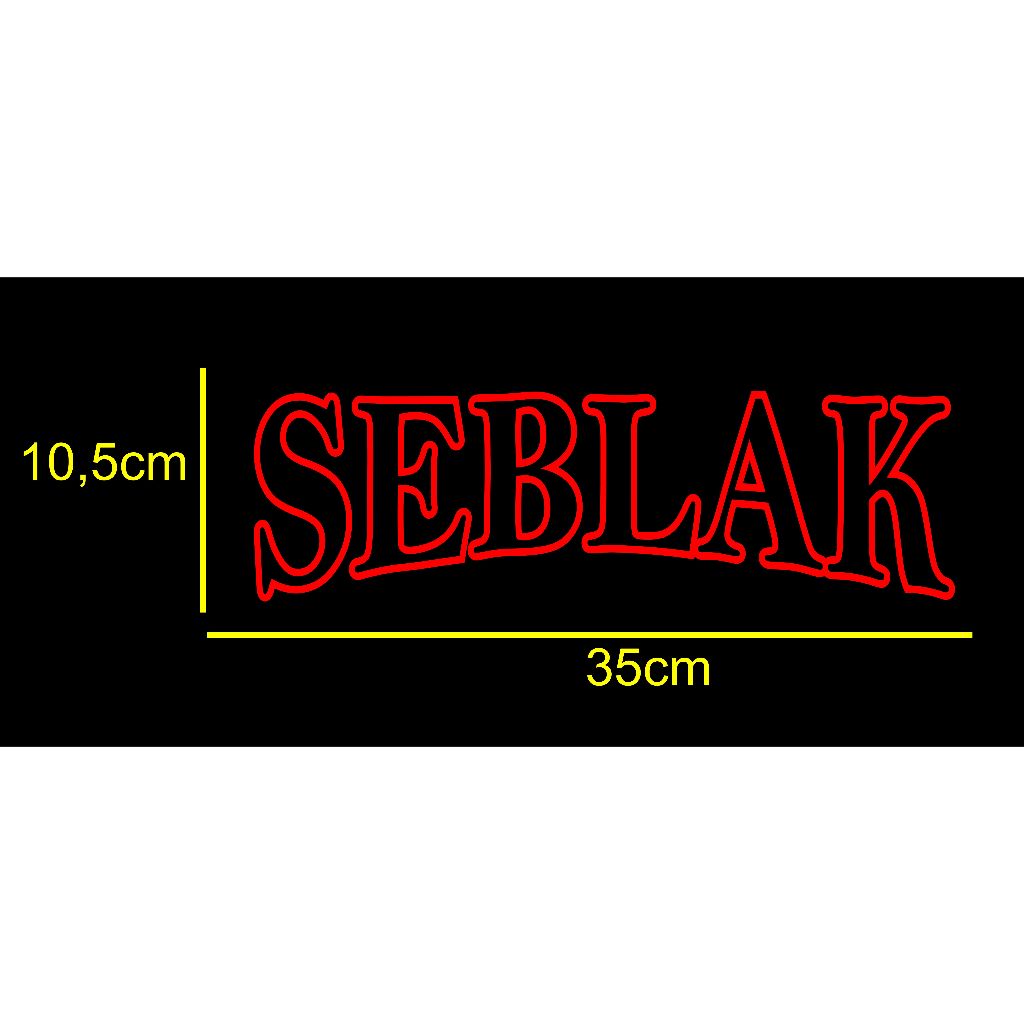 

STICKER TULISAN SEBLAK STICKER MODEL LENGKUNG