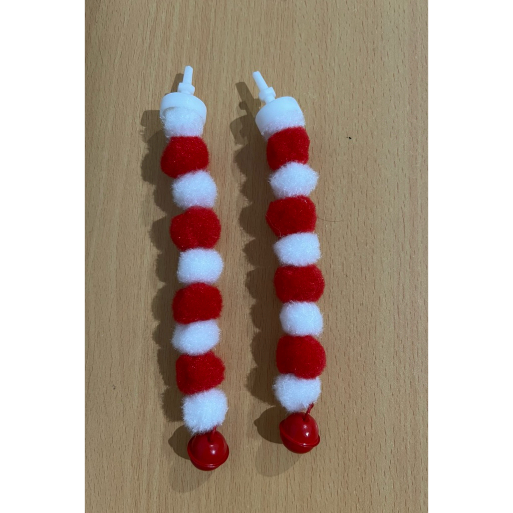 pompom mote rumbai hias ysepeda carnaval karnaval carnival hias sepeda lomba sepeda /17 agustus tuju