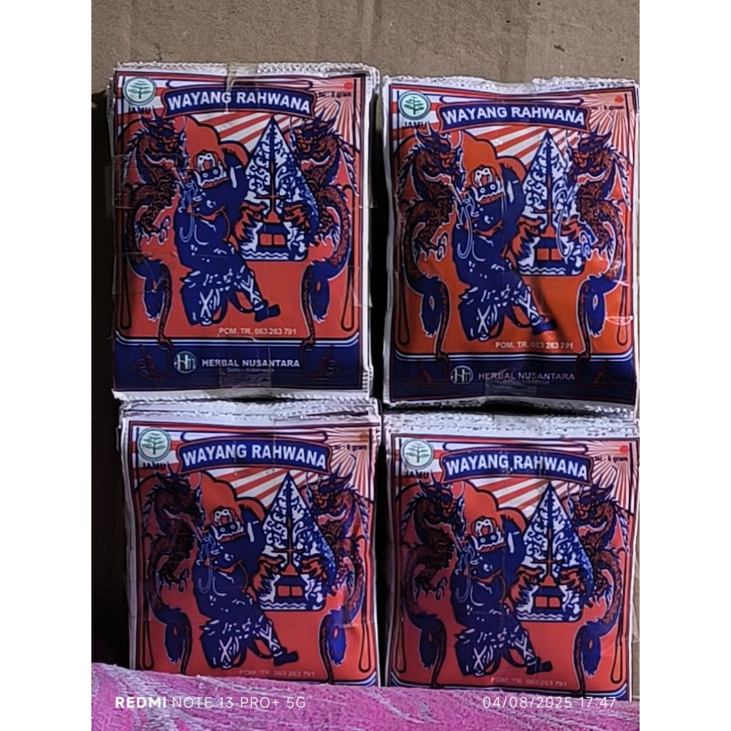 Jamu Cap Wayang asli (Per bks)