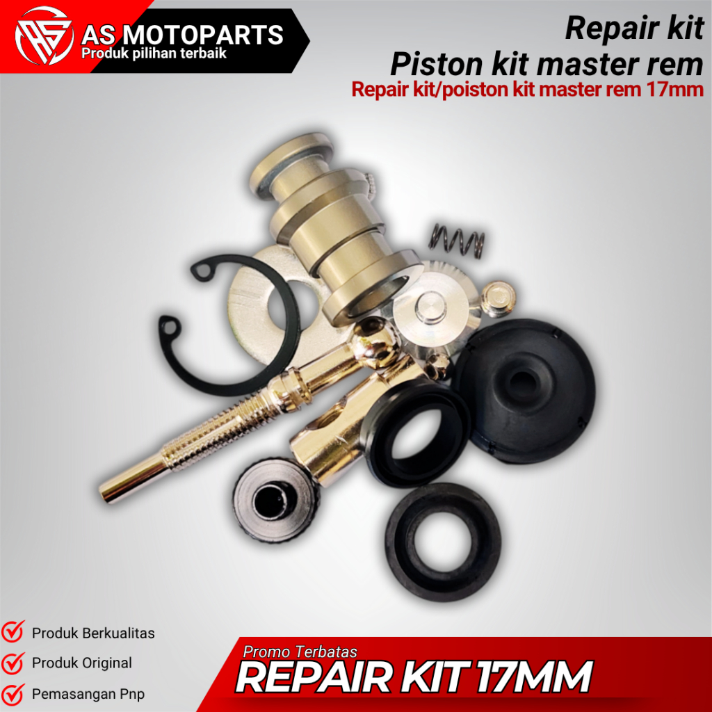 SEAL KIT MASTER REM 17mm UNIVERSAL REPAIRKIT MASTER REM RADIAL UNIVERSAL