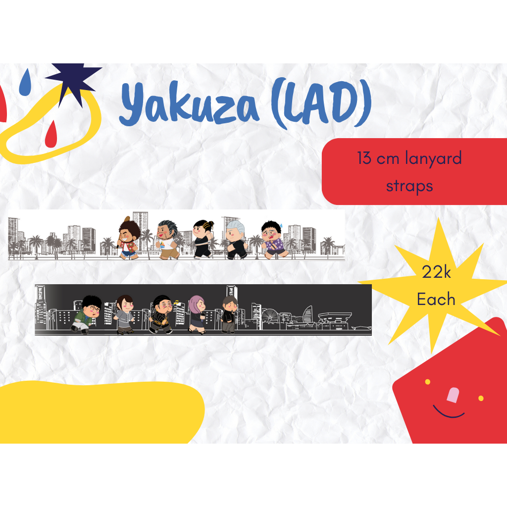 

Yakuza (Like A Dragon) Infinite Wealth Short Lanyard