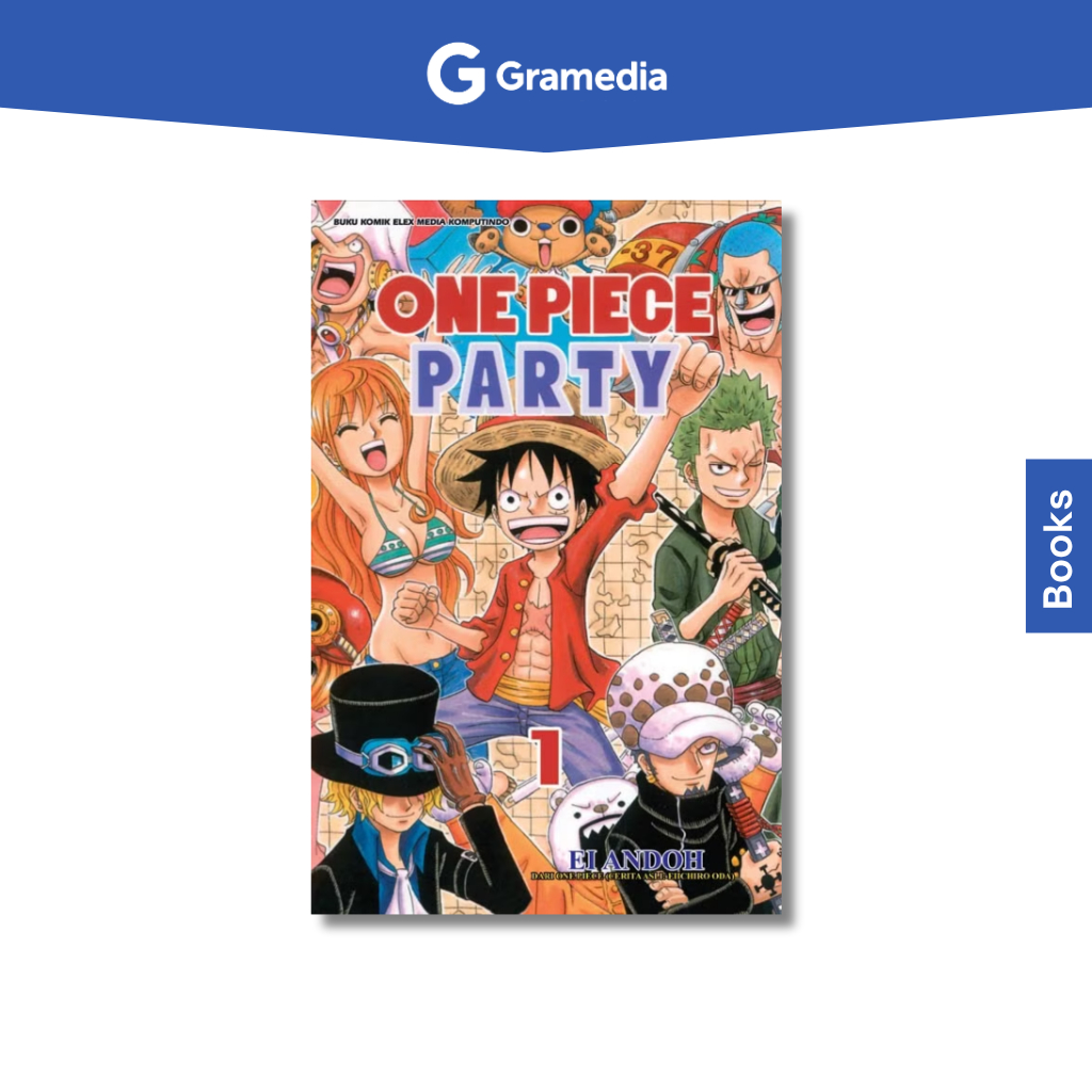 Gramedia Bogor Cibinong - One Piece Party Volume 01 / One Piece Party Set
