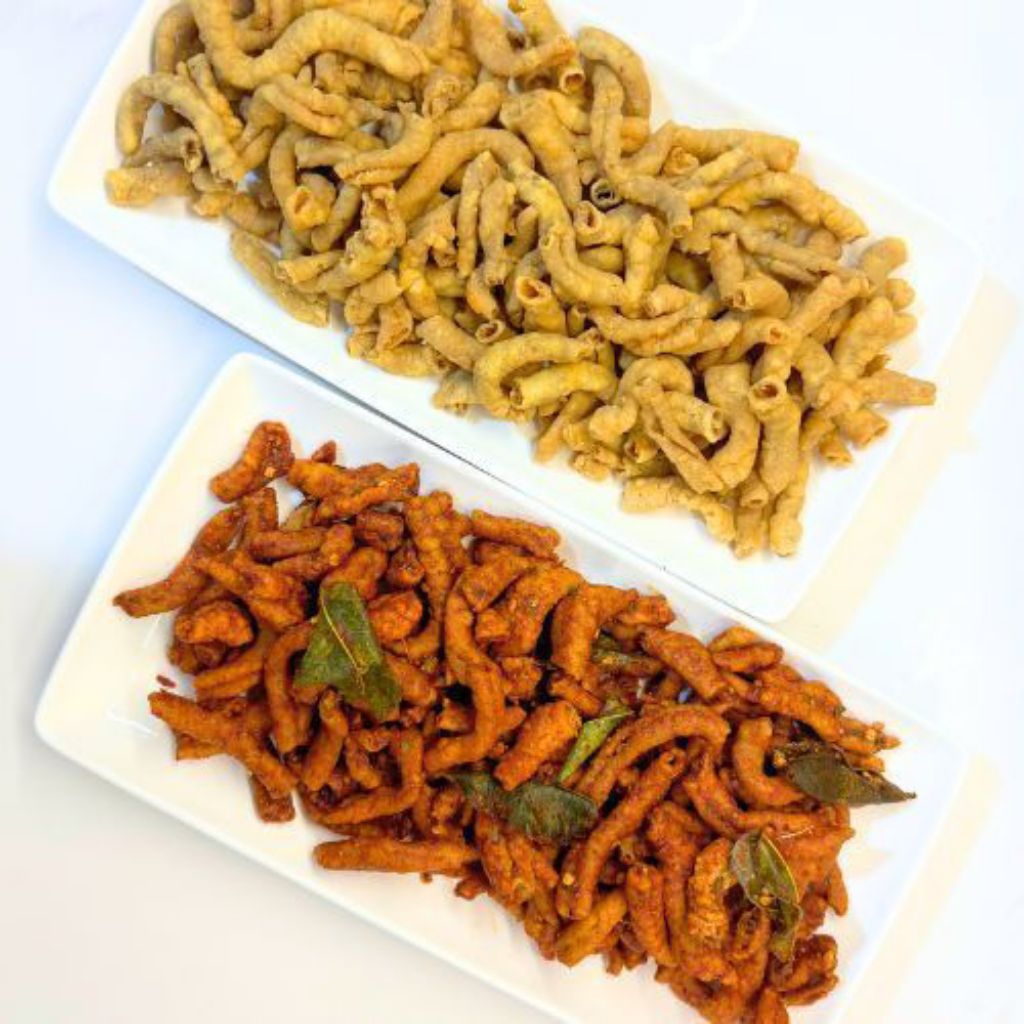 

Keripik Usus Renyah | Original/Balado/Pedas | Garingin | 100gr