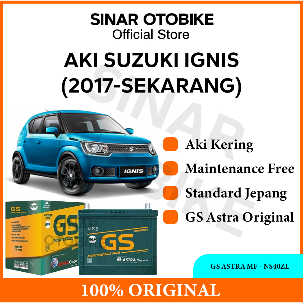 AKI IGNIS GS ASTRA MF KERING - NS40ZL