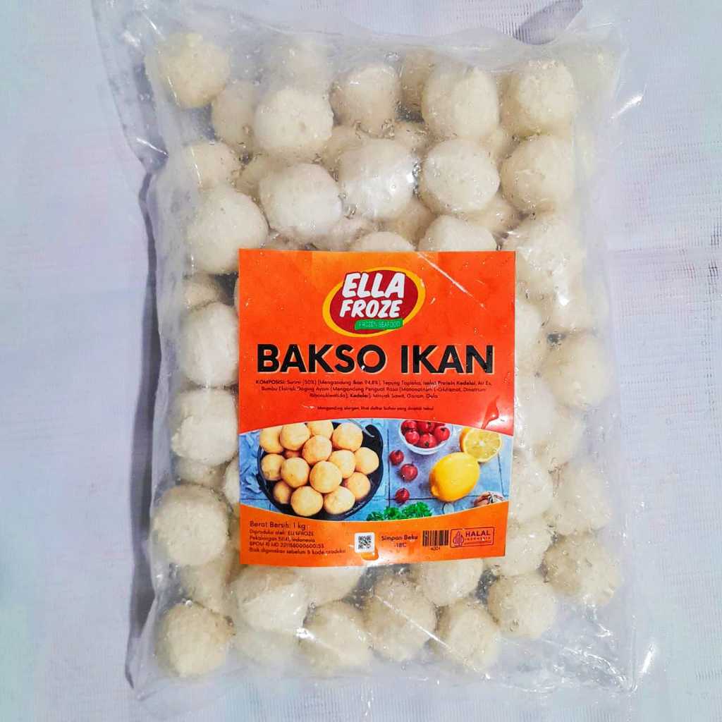 

Ellafroze Bakso Ikan 1kg Frozen Food
