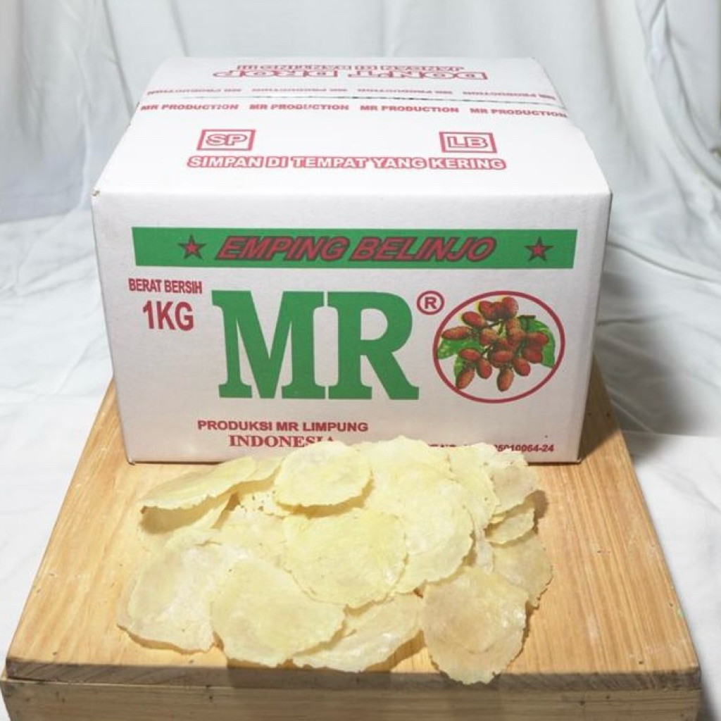 

Emping Melinjo Tipis 1 KG Merk MR