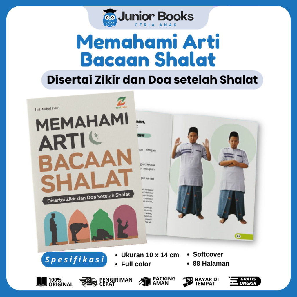 Buku Tuntunan Memahami Arti Bacaan Shalat - Disertai Zikir dan Doa Setelah Sholat Lengkap
