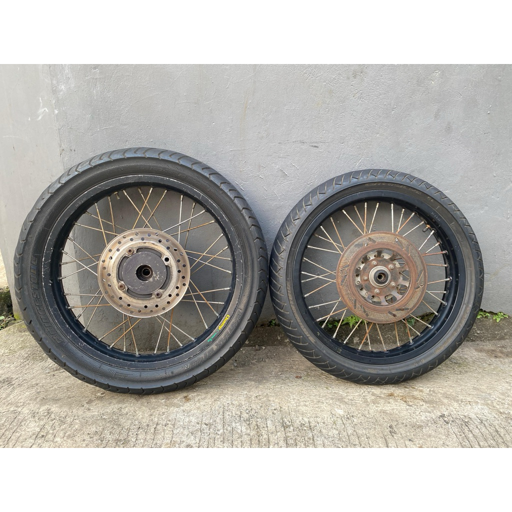 velg set ring 17 set ban tromol tiger revo