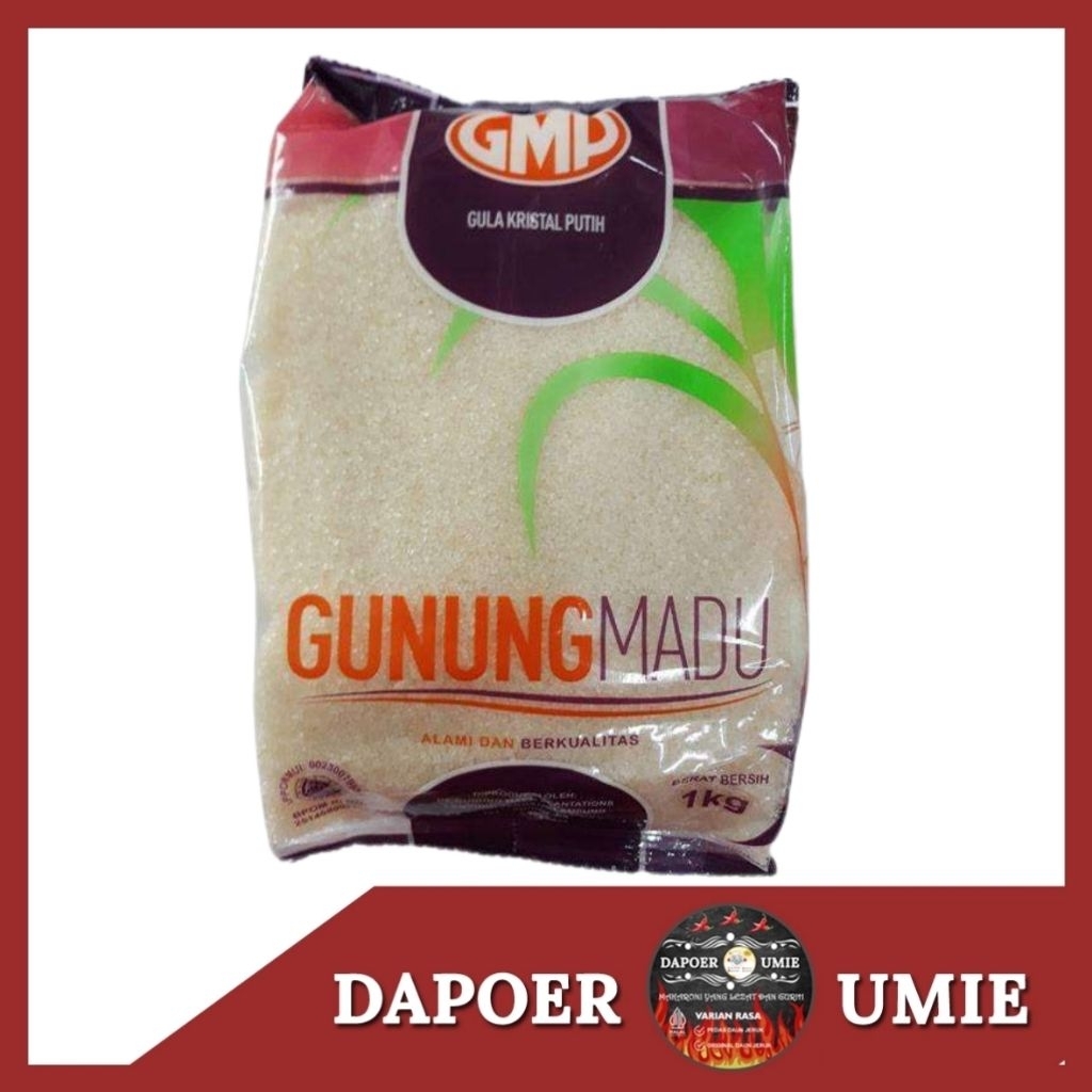 

GMP GULA KRISTAL PUTIH GUNUNG MADU 1 KG