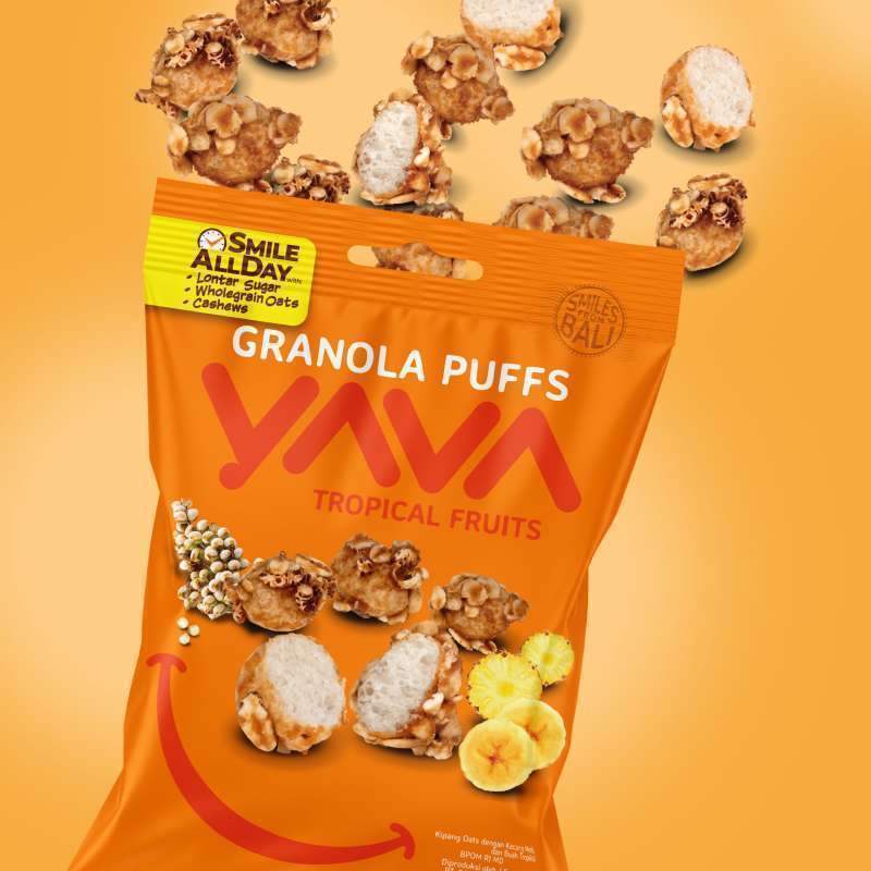 

Yava Granola Puffs Tropical Fruits - 35 Gram