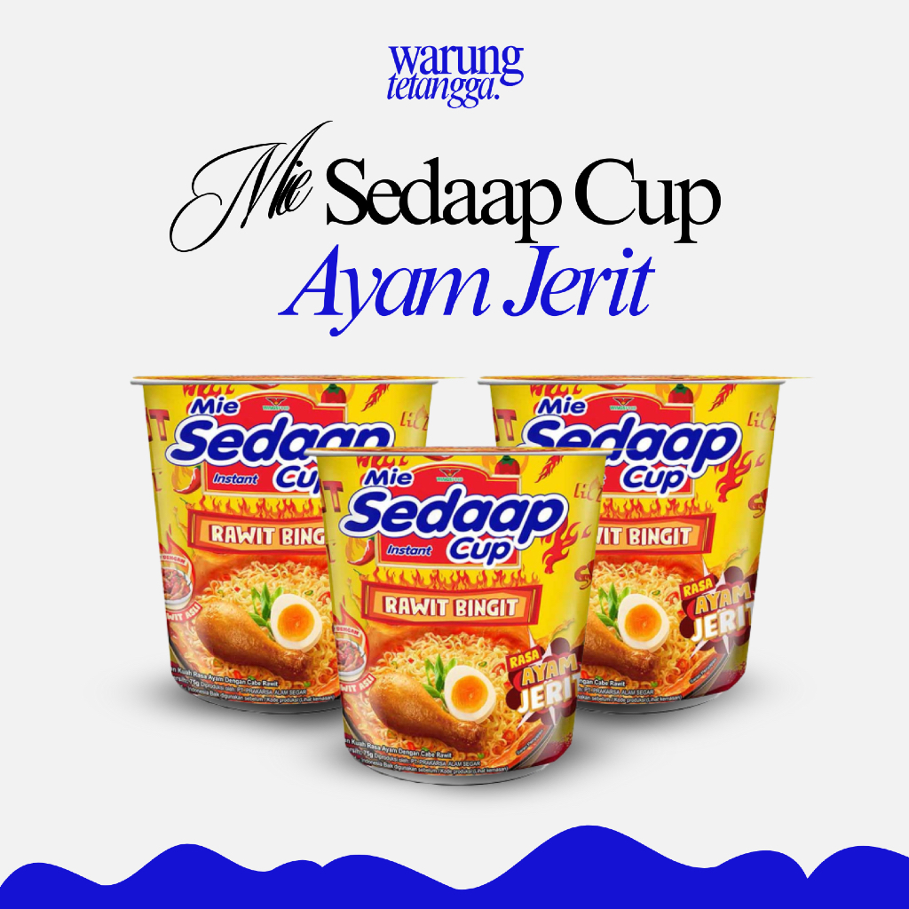 

MIE SEDAAP CUP RASA AYAM JERIT