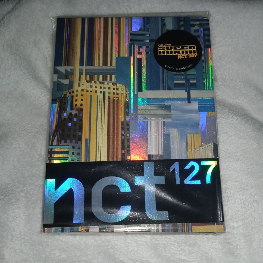 NCT 127 ALBUM SUPERHUMAN - WITH ROLLED POSTER + HAECHAN CIRCLE CARD + BONUS PC HOLOGRAM HAECHAN NCT 