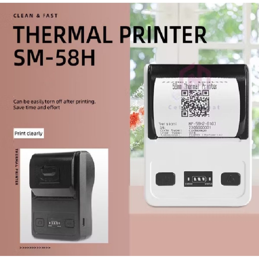 PRINTER THERMAL SM-58H (BEKAS)