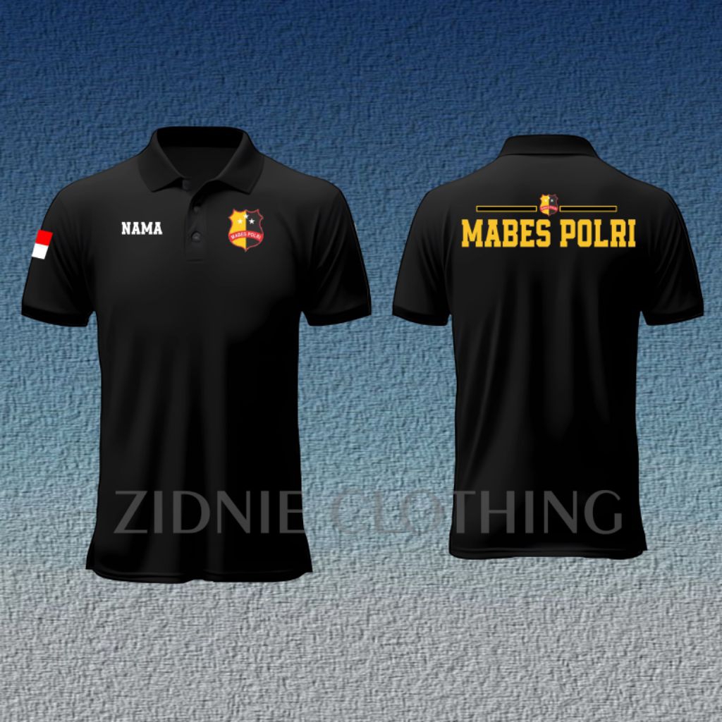 KAOS BAJU ATASAN KERAH MABES POLRI