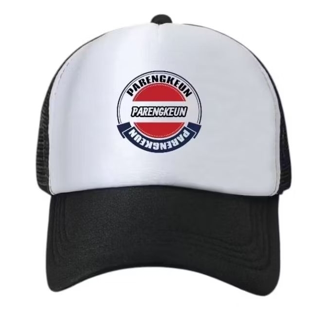 Topi jaring Topi Trucker Topi Pria Wanita Distro Hitam Putih Trucker Caps Topi Jaring Original Distr