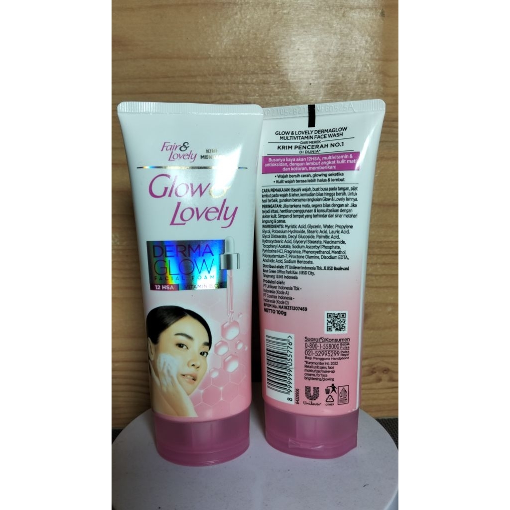 GLOW AND LOVELY FACIAL FOAM 100gr