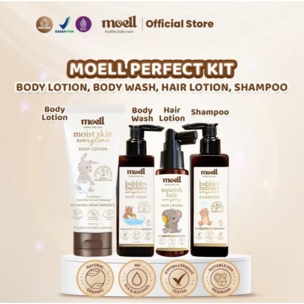 moell perfect kit set skincare kecantikannya