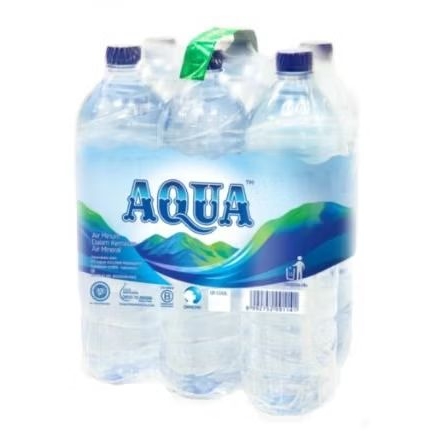 

AQUA Air Mineral 1500 ml isi 6 botol