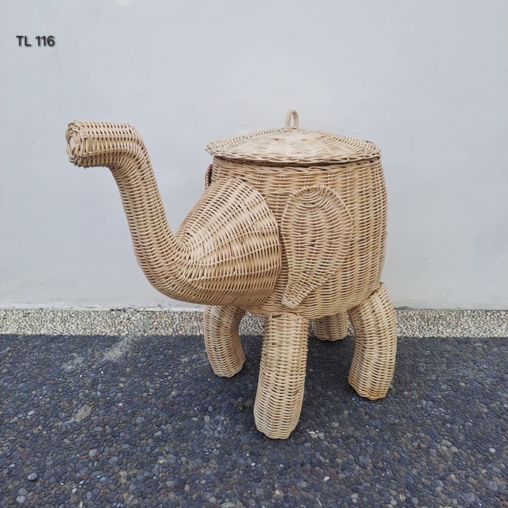 BASKET LAUNDRY / KERANJANG LAUNDRY ANYAMAN / KERANJANG LAUNDRY ROTAN / KERANJANG LAUNDRY AESTHETIC