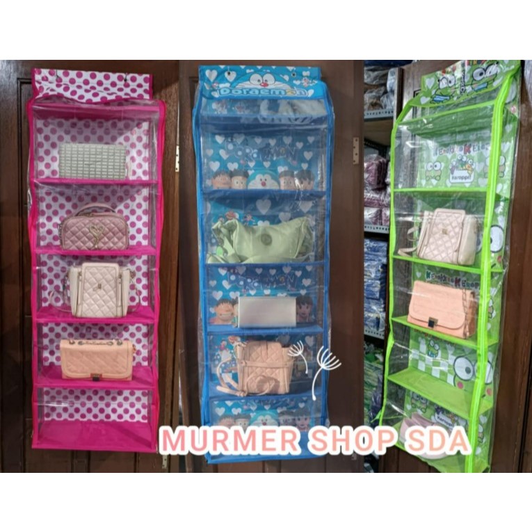 GANTUNGAN TAS MURAH JUMBO | TEMPAT RAK TAS GANTUNG AESTHETIC MOTIF KARAKTER UKURAN BESAR | HANGER UN