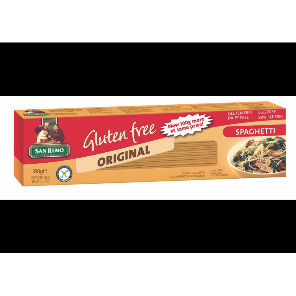 

SANREMO GF SPAGHETTI ORIGINAL GLUTEN FREE 350g - PASTA - MURAH