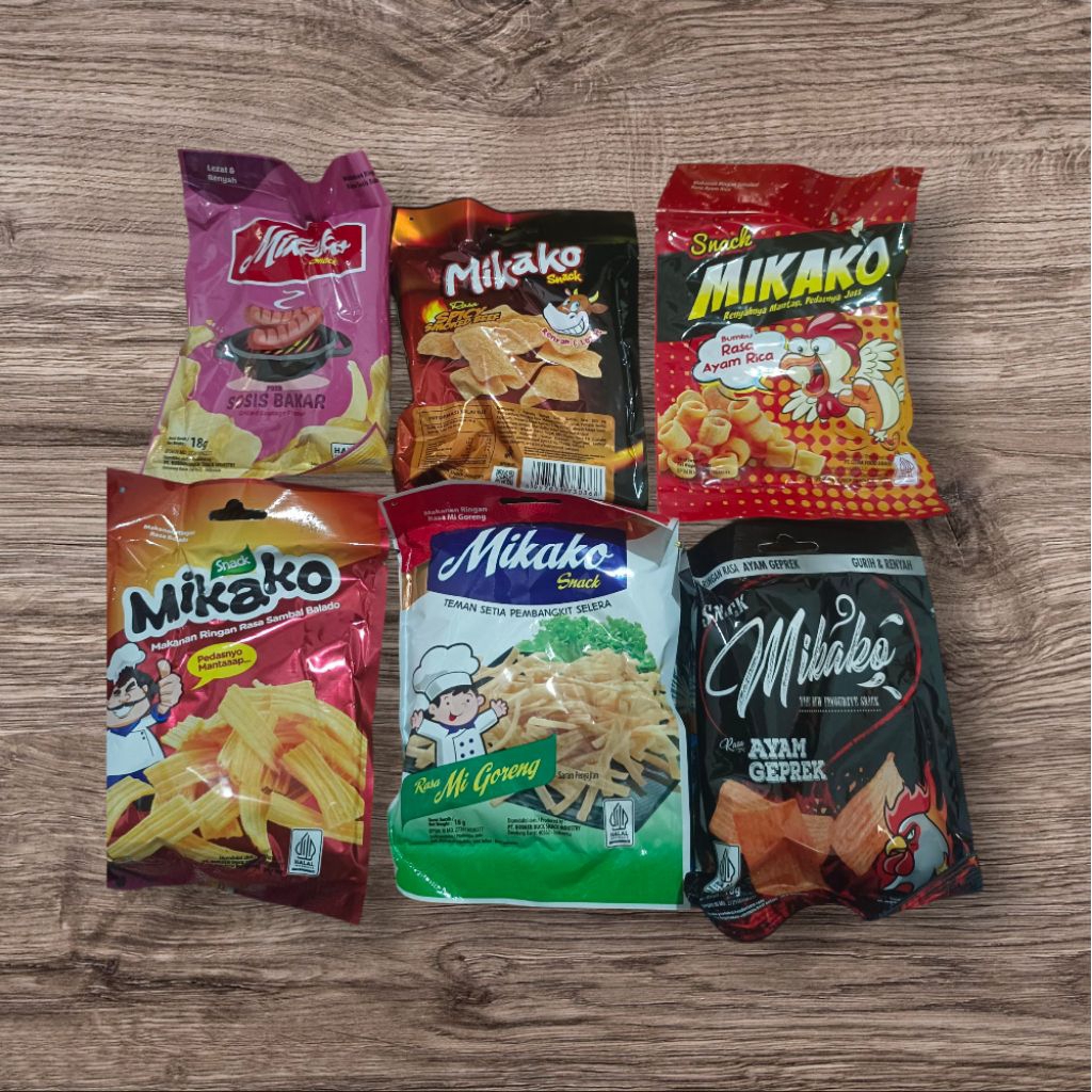 

Mikako snack 18gr isi 10pcs.
