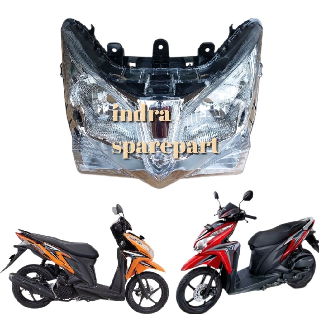 Headlamp Reflektor Lampu Depan Honda Vario 125 OLD Tahun 2012 2013 2014