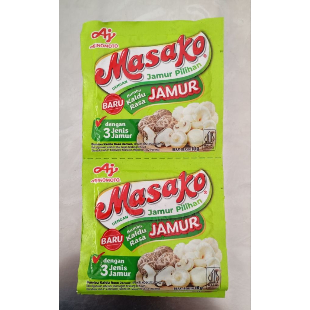 

Masako rasa jamur renteng isi 12 sachet