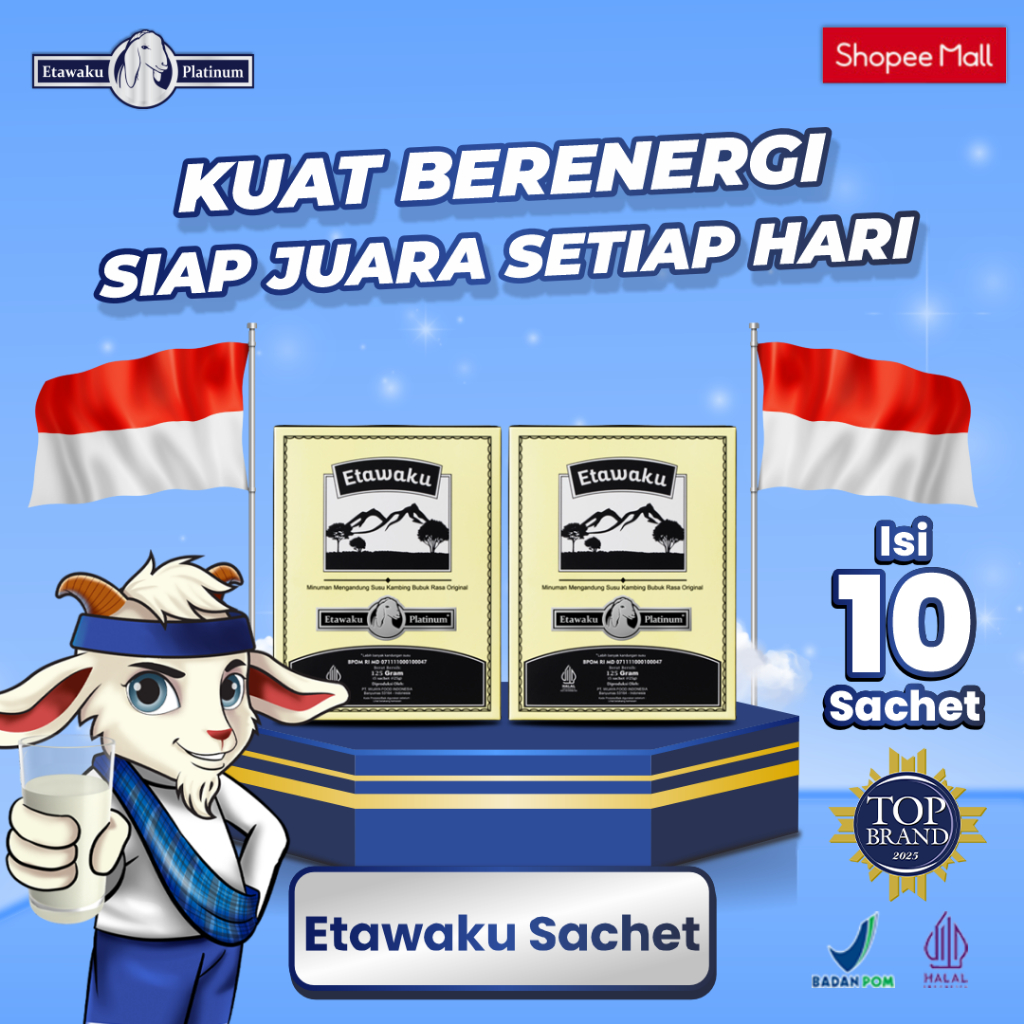

Etawaku Sachet (Paket 2 Box) - Susu Etawa Terbaik di Indonesia