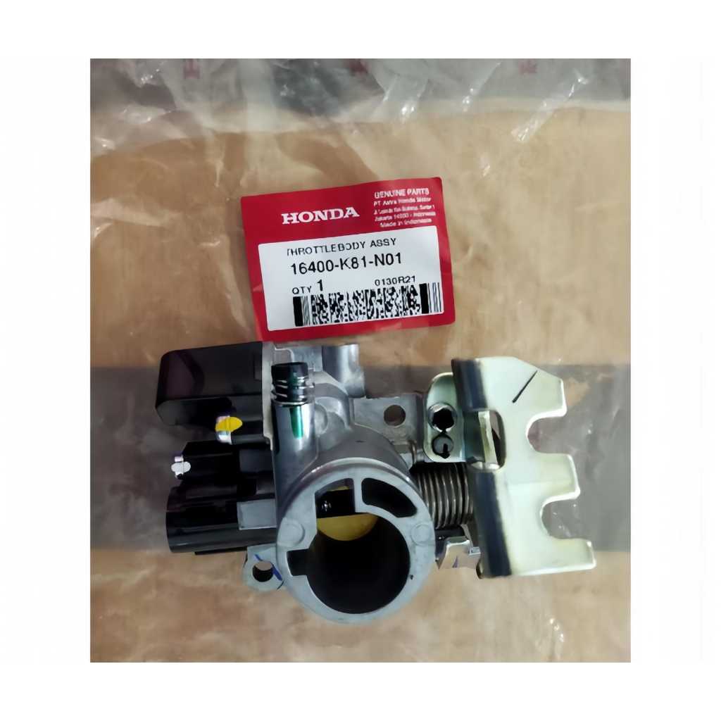 THROTTLE BODY ASSY BEAT ESP (2016-2019),SCOOPY ESP ASLI HONDA 16400-K81-N01