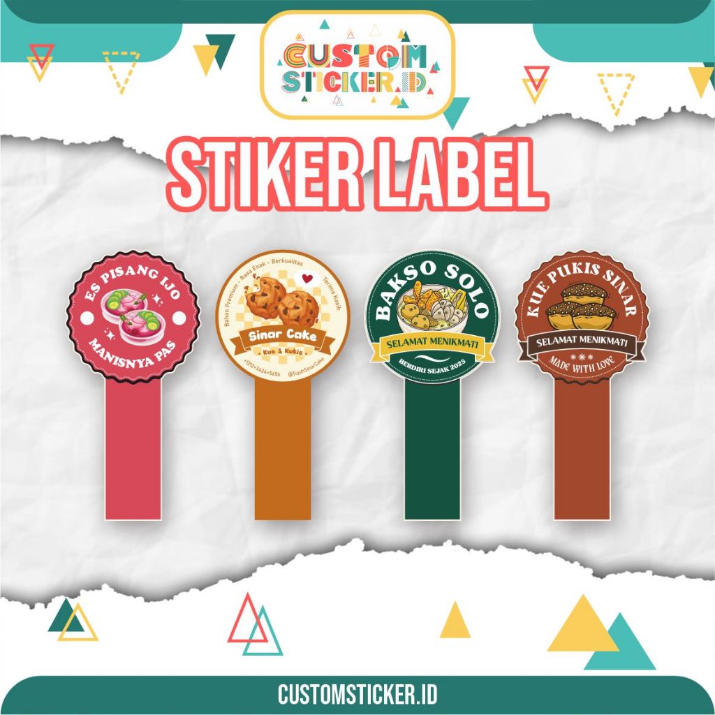 

Stiker Label B Custom Free Template
