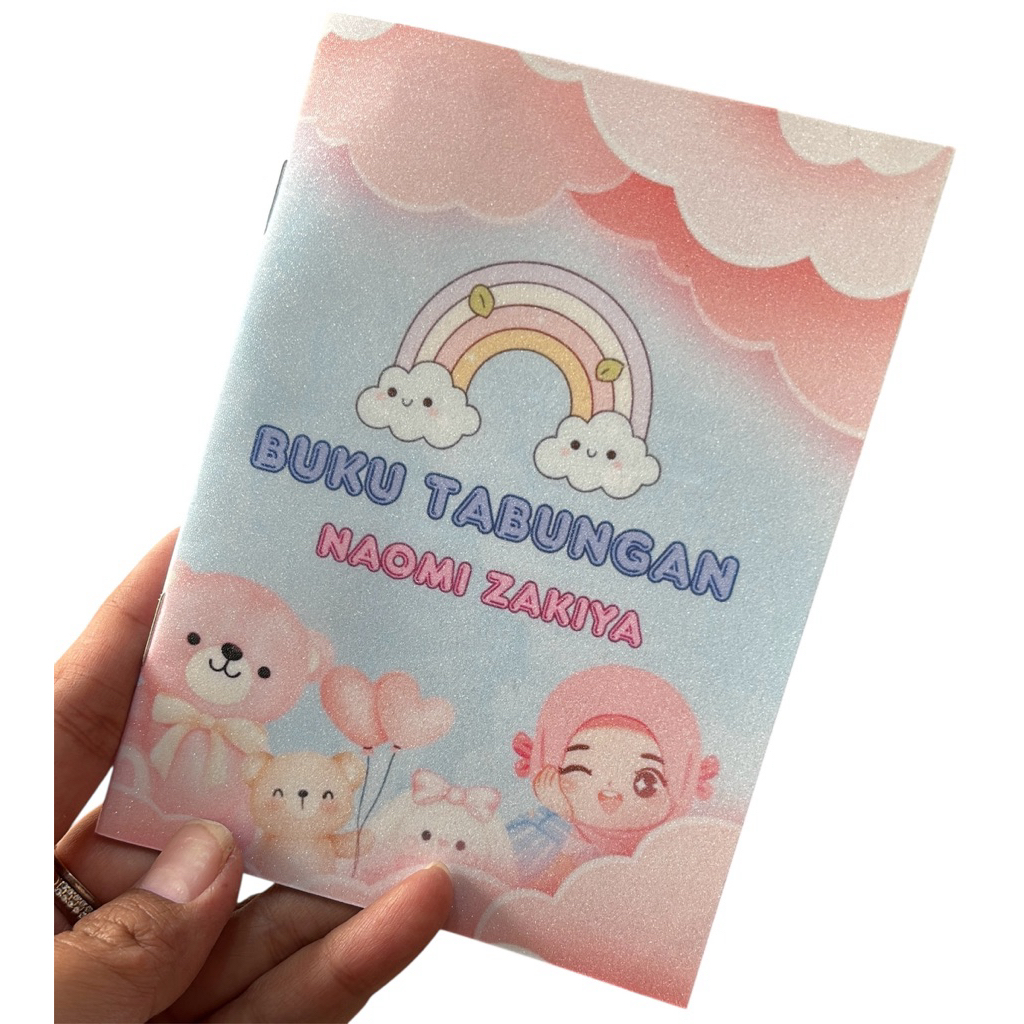 

Buku Tabungan Anak || Custom buku tabungan || Buku tabungan Lucu