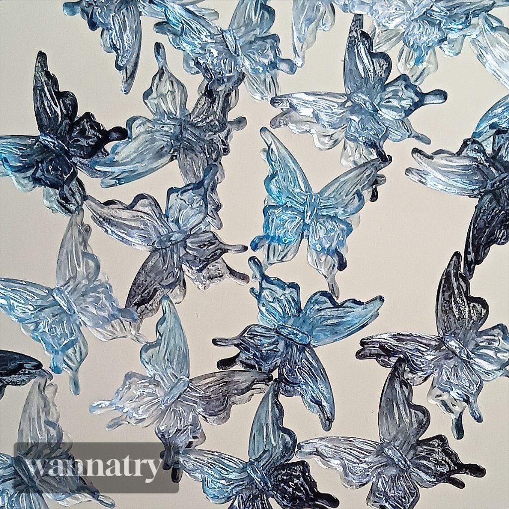 Mote Kupu Terbang Manik Kupu-Kupu Terbang Impor Beads