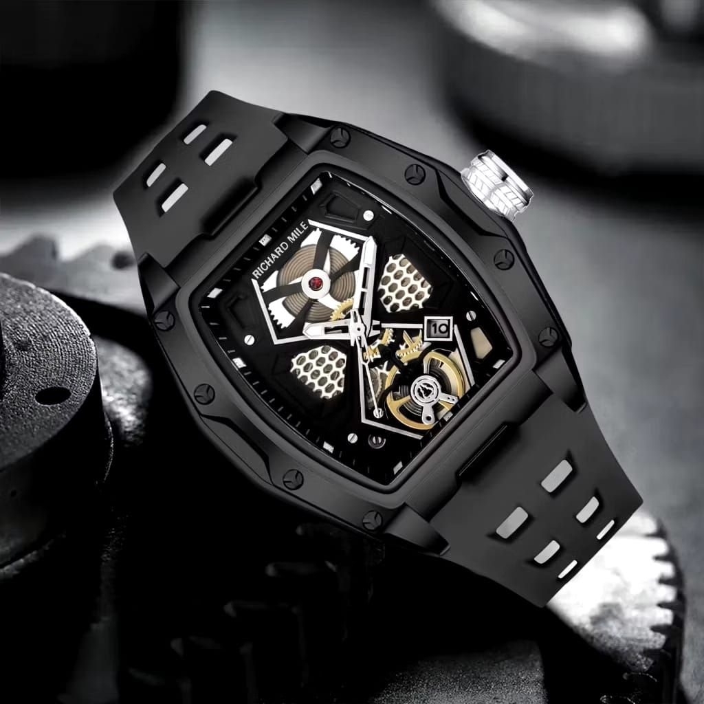 GASTRO JAM TANGAN PRIA SPORT  RM  RUBBER WATER RESISTENT