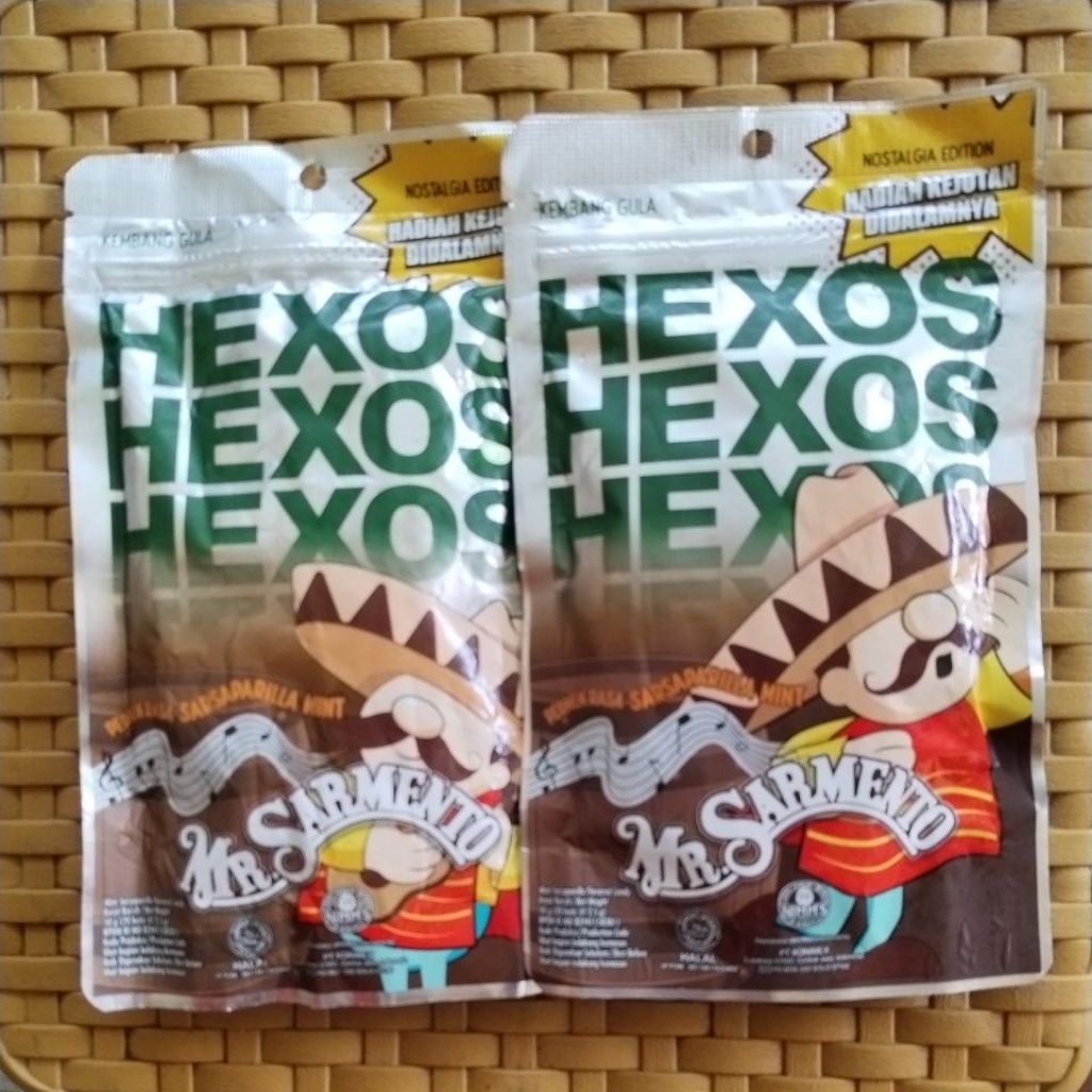 

Permen HEXOS Mr sarmento rasa saparila50g