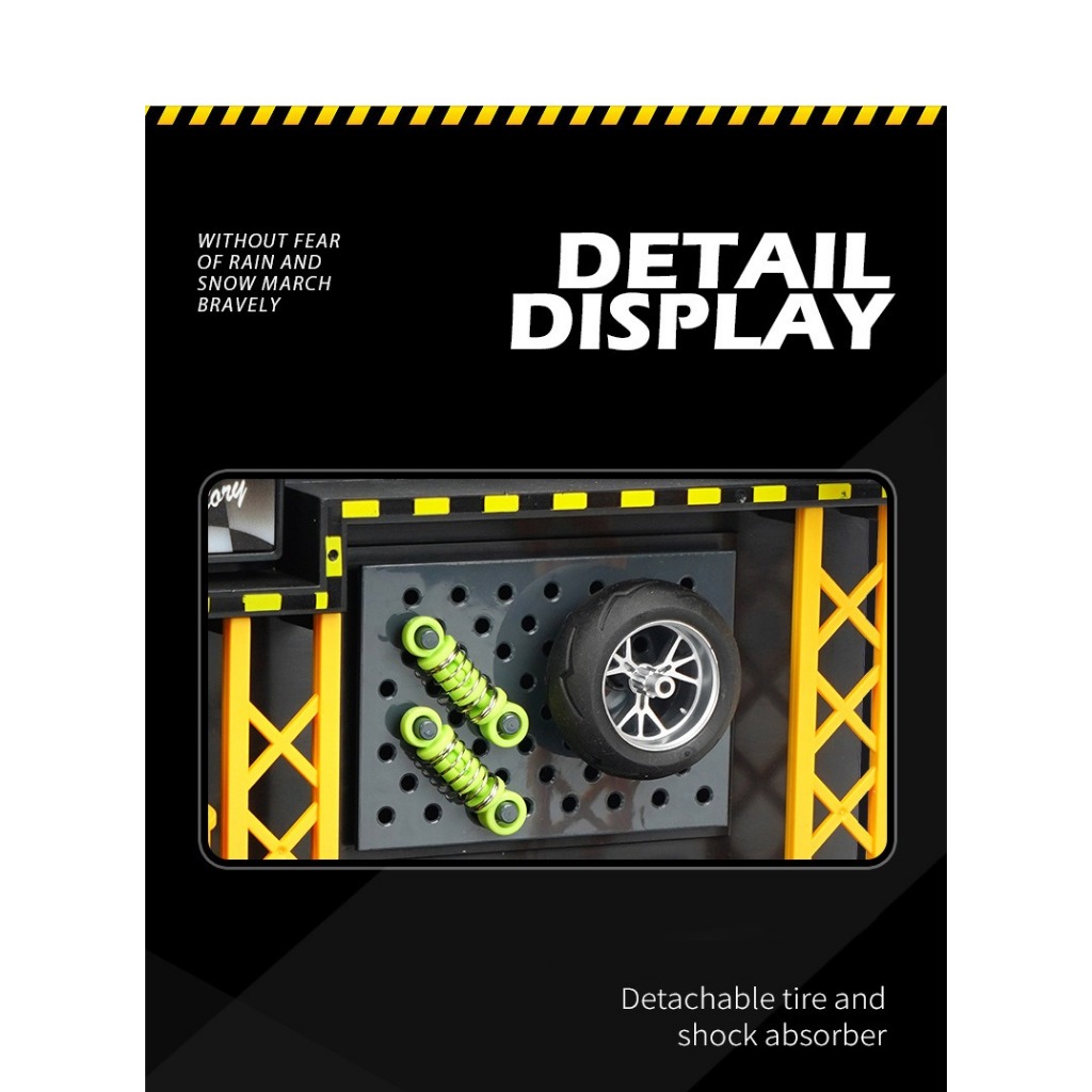 Garasi Miniatur Mobil Diorama Bengkel Display Diecast 1:32