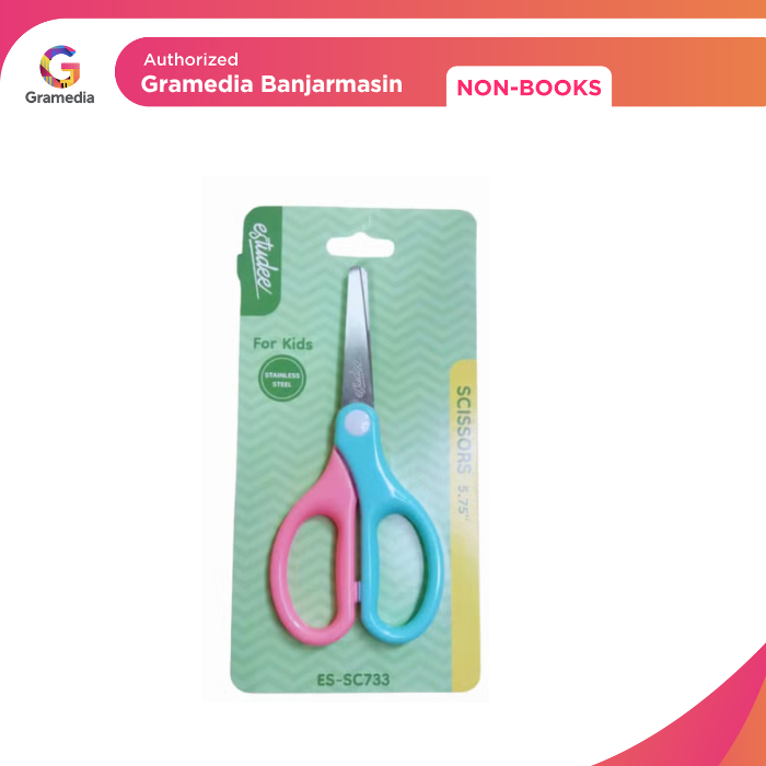 

Gramedia Banjarmasin - Gunting Estudee Scissors School Duo 5.75" Purple-Pink