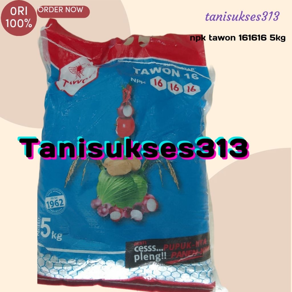 pupuk npk tawon 16 16 16 kemasan 5kg pupuk npk tawon16