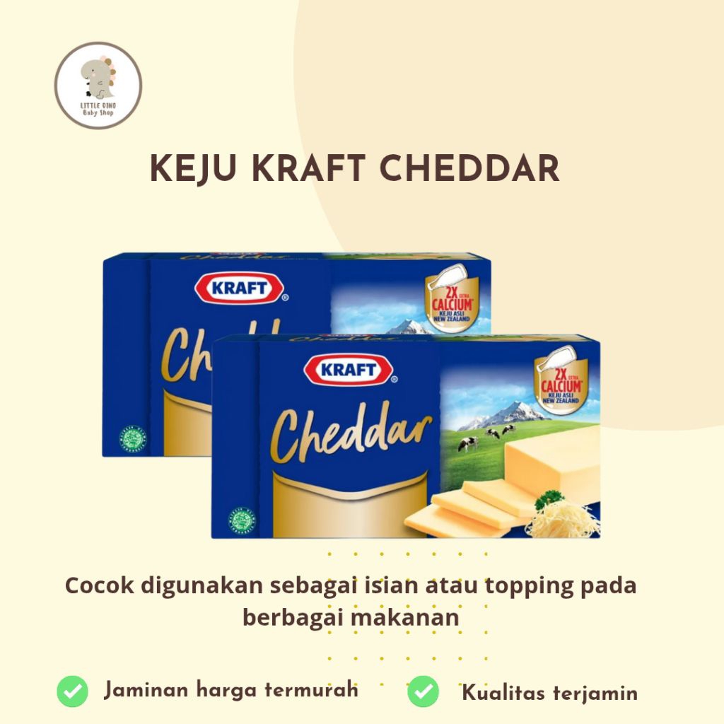 

Keju Kraft Cheddar 150gram