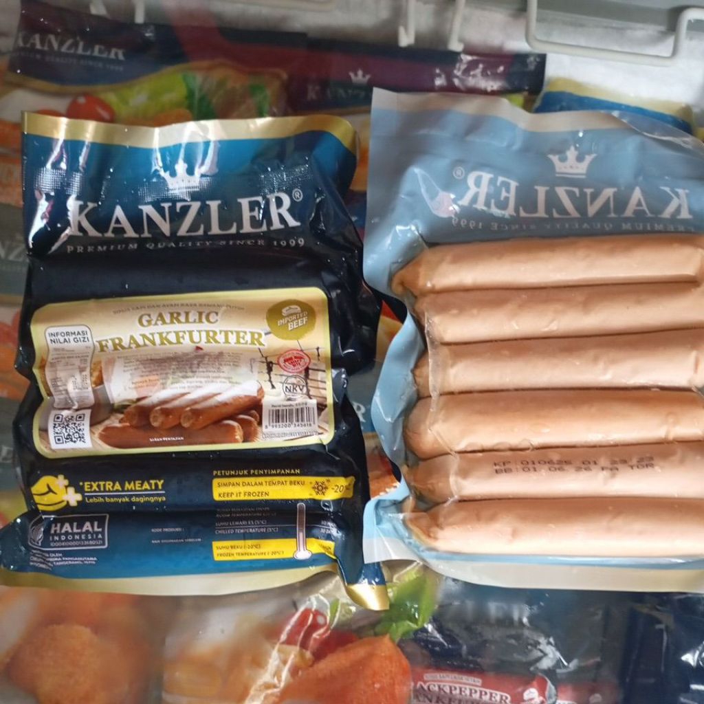 

KANZLER Garlic Frankfurter Sosis 300gr 300 gram [PROMO]